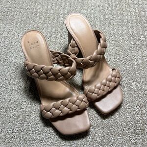 Braided Strappy Heels